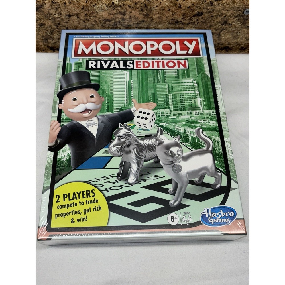 NEW Monopoly Rivals‎ Edition Board Game 2 Players